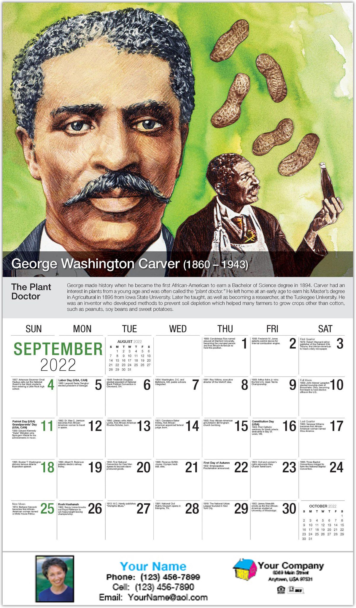 Wall CalendarsStapled Black History
